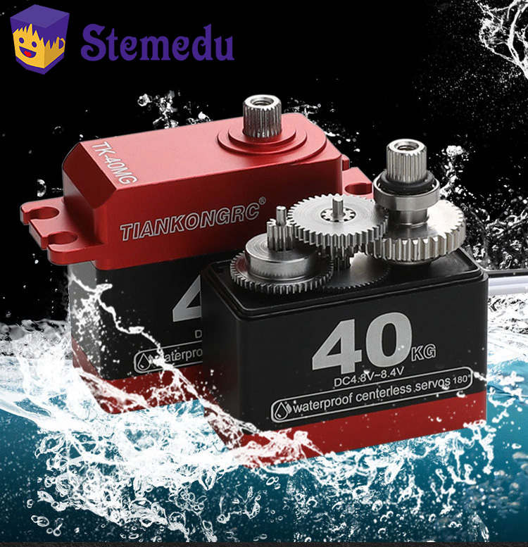 Rc Helicopter Motor - Waterdichte Digitale 40Kg Metalen Coreless Motor