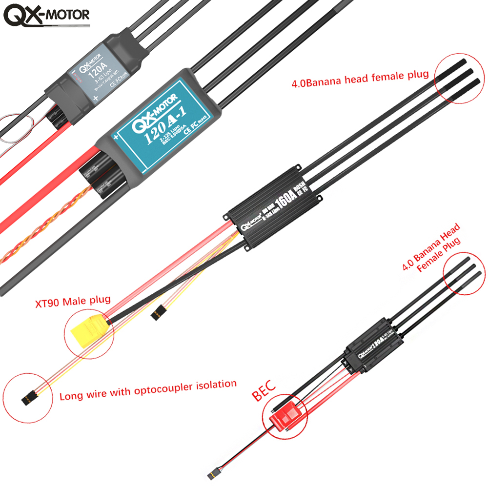 QX-MOTOR Brushless ESC-serie E - Rc Helicopter Motor recensie en prijs